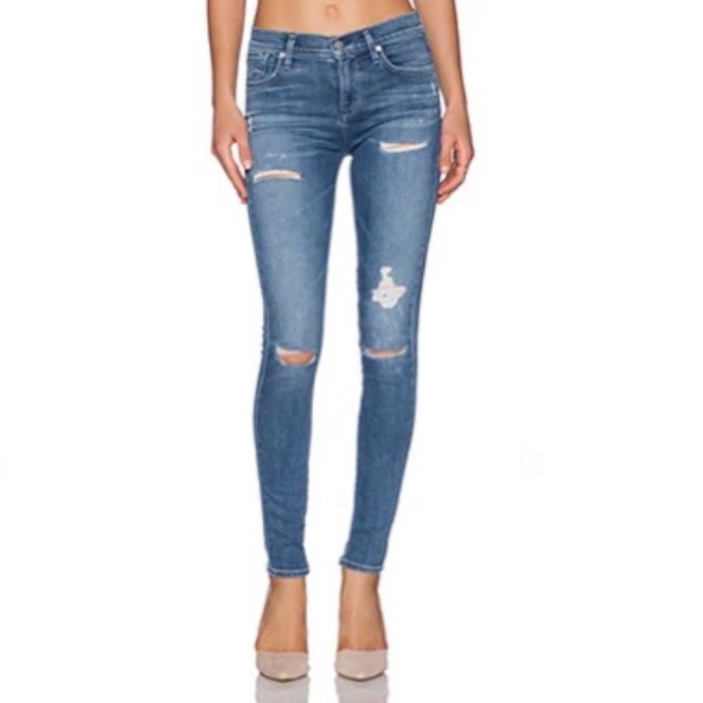 Agolde Sophie High Rise Skinny in Cannes